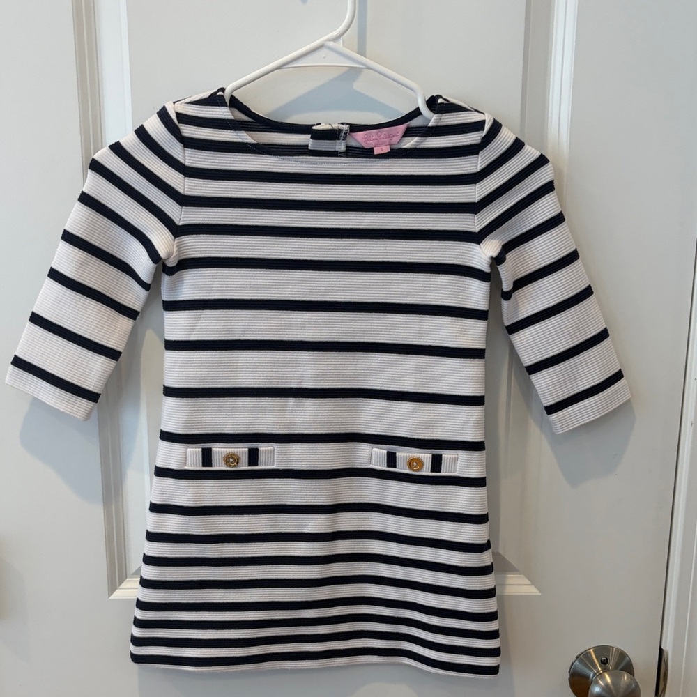 Lilly Pulitzer Navy and White Dress
